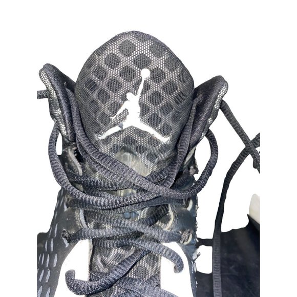 Nike Jordan Rising High Flight Speed Basketball Shoes Size 7 Black White - Picture 11 of 13